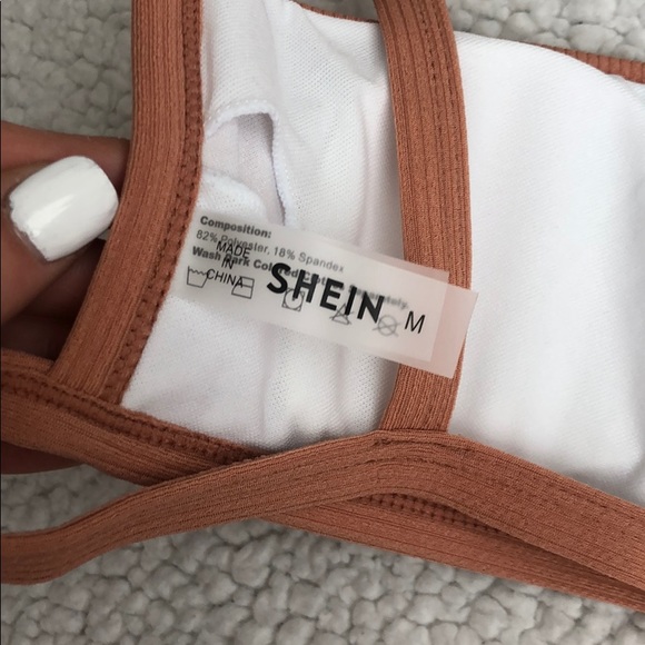 BRAND NEW SHEIN Peach Bikini Set - Picture 6 of 6